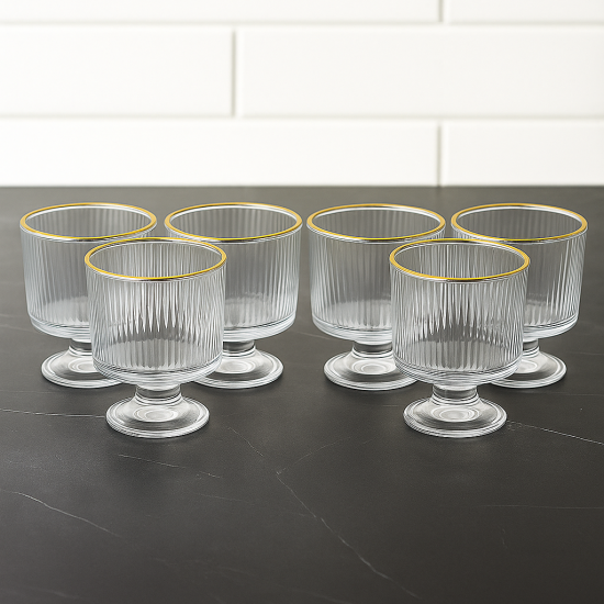 Glass Bowls 6 Pcs